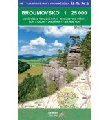 Obálka - Broumovsko 1:25 000 (GOL_60), turistická mapa Geodézie On Line 2019