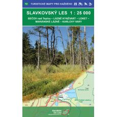 Slavkovský les 1:25 000 (2020, 2. vydání), turistická mapa, Geodézie On Line, ISBN 978-80-7506-123-2