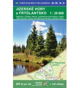Jizerské hory 1:25 000 (2020, 4. vydání, GOL_23), turistická mapa Geodézie On Line