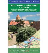 Okolí Brna Tišnovsko 1:25 000 (2020, 2. vydání, GOL_85), mapa Geodézie On Line