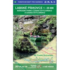 Labské pískovce, národní parky České a Saské Švýcarsko 1:25 000 (2020, 8. vydání, GOL_38)