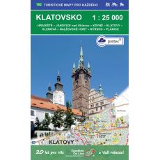 Klatovsko 1:25 000 (2020, 1. vydání, GOL_102, pretex); turistická mapa Geodézie On Line, spol. s r. o.