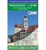 Prachaticko 1:25 000 (2020, 1. vydání, GOL_105, pretex); turistická mapa Geodézie On Line, spol. s r. o.