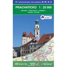 Prachaticko 1:25 000 (2020, 1. vydání, GOL_105, pretex); turistická mapa Geodézie On Line, spol. s r. o.