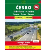 Česko 1:200 000, Evropa 1 : 5 000 000 autoatlas Freytag & Berndt