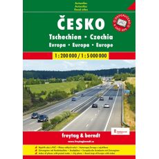 Česko 1:200 000, Evropa 1 : 5 000 000 autoatlas Freytag & Berndt