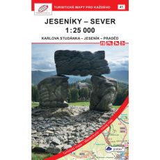 Jeseníky - sever 1 : 25 000 (2021, 1. vydání pretex, GOL_41)