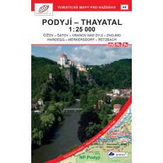 Podyjí - Thayatal 1:25 000 (2021, GOL_44, 7. vydání)