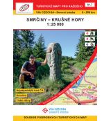 VIA CZECHIA - Severní stezka, BOX 1, S1-7 Smrčiny - Krušné hory 1 : 25 000 (2022, 1. vydání, S1-7)