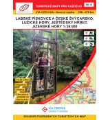 VIA CZECHIA - Severní stezka, BOX 2, S8-12 Labské pískovce - Jizerské hory 1 : 25 000 (2022, 1. vydání, S8-12)