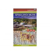 Krkonoše střed 1:25 000, Špindlerův Mlýn 1:9000, turistická mapa