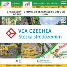 VIA CZECHIA - Stezka středozemím, BOXY 1+2, Z nejsevernějšího do nejjižnějšího bodu ČR