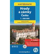 Hrady a zámky České republiky 1:500 000