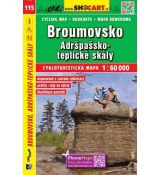 115 Broumovsko, Adršpašsko-teplické skály 1:60 000, CTM60