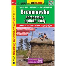 115 Broumovsko, Adršpašsko-teplické skály 1:60 000, CTM60