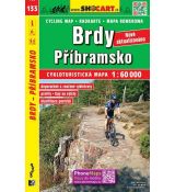 133 Brdy, Příbramsko 1:60 000, CTM60