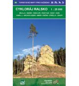 Cykloráj Ralsko 1:25 000, turistická a cykloturistická mapa Geodézie On Line