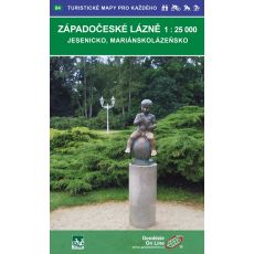 Západočeské lázně 1:25 000, podrobná turástická mapa Geodézie On Line,spol. s r.o.