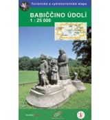 Babiččino údolí 1:25 000, podrobná turistická mapa Geodézie On Line