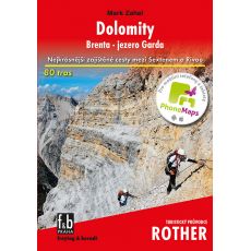 Dolomity - turistický průvodce Rother