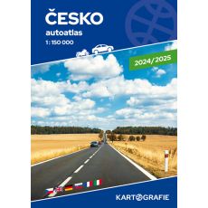 Česko 1:150 000 + 13 krajských měst autoatlas KA