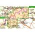 Krušné hory - STŘED, oboustranná turistická a cykloturistická mapa 1:25 000, Geodézie On Line, rozsah mapy