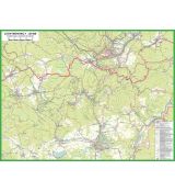 Mapový list 1:20 000, papír, 1200x900 mm, mapový výřez