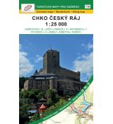 CHKO Český ráj 1 : 25 000 (2026, GOL_119), turistická mapa Geodézie On Line