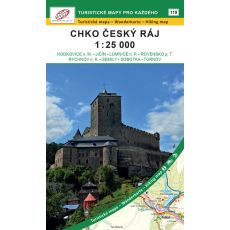 CHKO Český ráj 1 : 25 000 (2026, GOL_119), turistická mapa Geodézie On Line