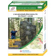 VIA CZECHIA Stezka středozemím - box 1, turistické mapy 1:25 000, soubor map, Geodézie On Line