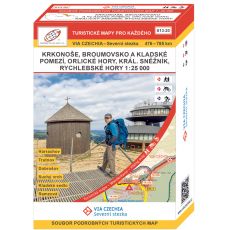 VIA CZECHIA Severní stezka - box 3, turistické mapy 1:25 000, soubor map, Geodézie On Line