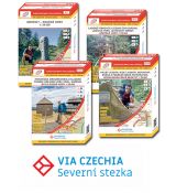 VIA CZECHIA - Severní stezka, kompletní trasa na mapách 1:25 000