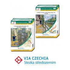 Via Czechia - Stezka středozemím, soubor boxů s mapami