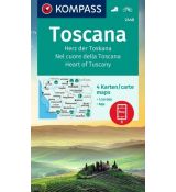 Toskánsko 1:50 000, 4 mapy (KOMPASS 2440)