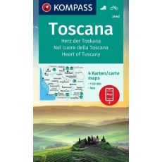 Toskánsko 1:50 000, 4 mapy (KOMPASS 2440)