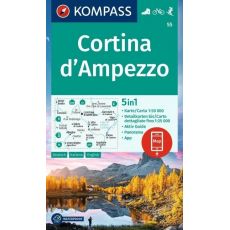 Cortina d'Ampezzo 1:50 000 (KOMPASS 55)