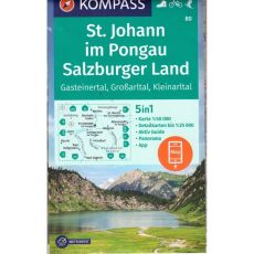 St. Johann im Pongau, Salzburger Land 1:50 000 (KOMPASS 80)