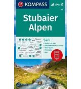 Stubaier Alpen 1:50 000 (KOMPASS 83)