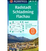 Radstadt, Schladming, Flachau 1:50 000 (KOMPASS 31)
