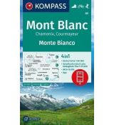 Mont Blanc 1:50 000 (KOMPASS 85)