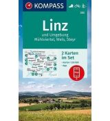 Linz a okolí 1:50 000 (KOMPASS 202)