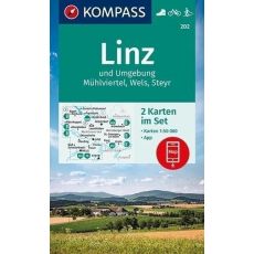 Linz a okolí 1:50 000 (KOMPASS 202)