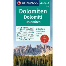 Dolomity 1:35 000 (KOMPASS 672)