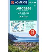 Gardasee a okolí 1:35 000 (KOMPASS 697)