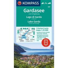 Gardasee a okolí 1:35 000 (KOMPASS 697)