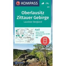 Oberlausitz, Zittauer Gebirge 1:50 000 (KOMPASS 811)