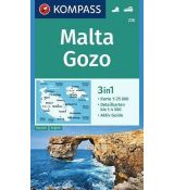 Malta, Gozo 1:25 000 (KOMPASS 235)