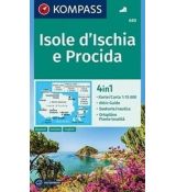 Isole d'Ischia e Procida 1:15 000 (KOMPASS 680)