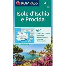 Isole d'Ischia e Procida 1:15 000 (KOMPASS 680)