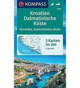 Chrovatsko Dalmátské pobřeží 1:100 000 (KOMPASS 2900)